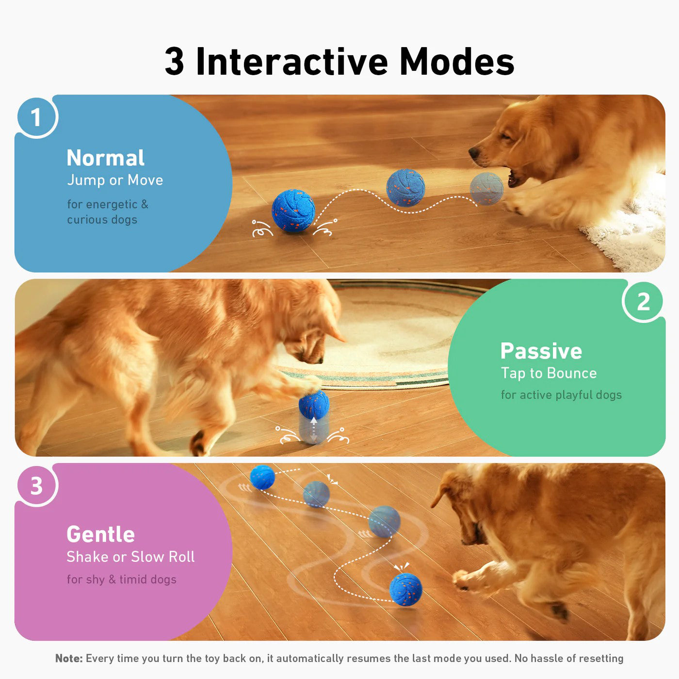 Smart Dog Ball - Interactive - Orange